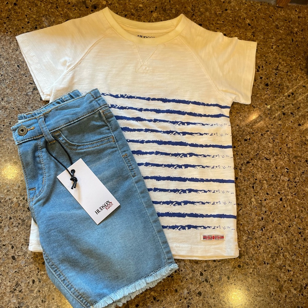 T-shirt and shorts